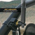 Scosche Psm21006 Baseclamp Whip And Flag Vehicle Base Mount Black