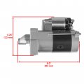 Caltric Starter Motor Compatible With Briggs And Stratton 49e877-0001-g1 To 49e877-0022-g1