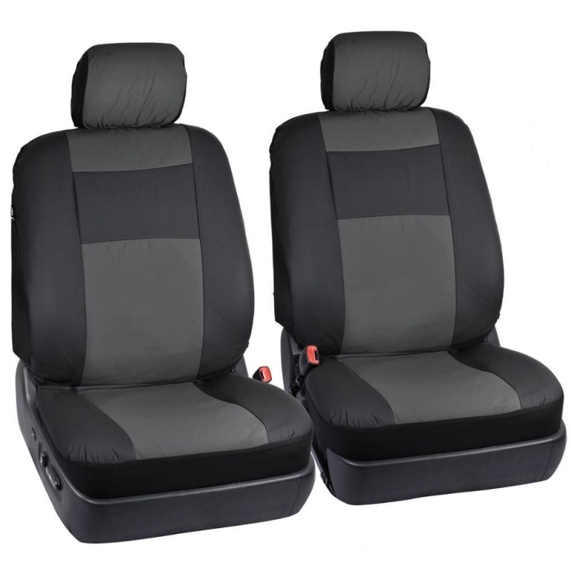 Bdk Easyfit Poly-vinyl Front St Covers Full Combo Set 2 1 Rear A Easy Install Updated Design A Charcoal