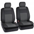 Bdk Easyfit Poly-vinyl Front St Covers Full Combo Set 2 1 Rear A Easy Install Updated Design A Charcoal