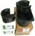 Land Rover Genuine Front Cup Holder Unit Inserts Set Compatible Lr4 Discovery 4 2010-2016 Parts Lr087454 X2 Lr013415