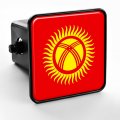 Trailer Hitch Cover Flag Of Kyrgyzstan Kyrgyz 