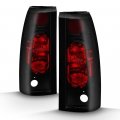 Acanii For 1988-1998 Chevy Gmc C K C10 Silverado Sierra Suburban Tahoe Black Smoked Tail Lights Lamps G2 Left Right