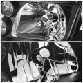 Auto Dynasty Euro Model E-code Style Halogen Headlight With Fog Lamp And Tool Kit Set Compatible Vw Jetta Mk4 99-05 Driver