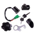 Ignition Key Switch Fuel Cap Helmet Lock Set Compatible For Suzuki Drz400sm 2005-2022