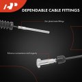 A-premium Front Side Parking Brake Cable Assembly Compatible With Toyota Chevrolet Models Corolla 1989-2002 Celica 1986-1989