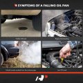 A-premium Engine Oil Pan Sump With Drain Plug Compatible Ford Expedition 2009-2014 F-150 2009-2010 Lobo Lincoln Navigator V8 5