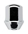 White Knight 1709d-4 Chrome Duplex Bulge Lug Nut For Chevy Dodge Chrysler 4 Piece 