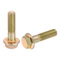 5pcs M10-1 5 X 40mm Metric Flange Hex Cap Bolt Partial Thread Din 6921 Flanged Bolts Hexagon Screws Carbon Steel Zinc Plated 