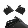 G-plus Front Bumper Fillers Set Compatible With 1979-1985 Cadillac Eldorado 4pcs Black Painted
