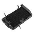 Tcmt Motorcycle Aluminium Engine Radiator Cooler Cooling Fit For Ducati Multistrada 1200 10-14 12 Black