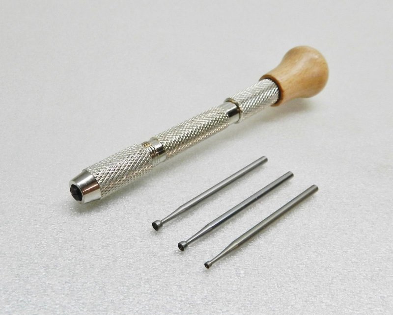 Wire Rounder Pin Vise With Swivel Wooden Head And 3 Bur Set 1 2mm 5mm 8mm 4 In Tool Chuck Double Ended Collet Chucks Model
