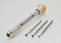 Wire Rounder Pin Vise With Swivel Wooden Head And 3 Bur Set 1 2mm 5mm 8mm 4 In Tool Chuck Double Ended Collet Chucks Model