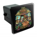 Tiki Bar Island Beach Drinking Tropical Tow Trailer Hitch Cover Plug Insert