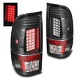 Led Tail Brake Lights Rear Lamps Black For 2008-2016 Ford F-250 F-350 F-450 F-550 Super Duty 