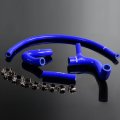 Silicone Radiator Hose Kit For -89 Austin Rover Mini Cooper S 1275 Gt Clubman Blue With Clamps 