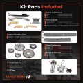 A-premium Engine Timing Chain Kit W Tensioner Fit Dohc 4cyl 2 0 4l Compatible With Chevy Buick Gmc Pontiac Saab Saturn Fits
