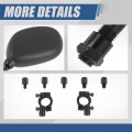 Universal Atv Oval Rear View Convex Mirrors With 360 Degrees Rotary Adjustment Joint Compatible Honda Suzuki Yamaha Kawasaki