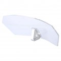 Qiilu Motorcycle Windscreen Universal Transparent Adjustable Windshield Wind Deflector