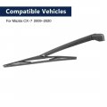 X Autohaux Car Rear Windshield Wiper Blade Arm Set For Mazda Cx-7 2009-2020 14 Inch 355mm
