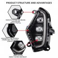 Dasbecan Fog Light Led Daytime Running Assembly Drl Lamp Kit For Toyota Rav4 2019 2020 2021 2022 2023
