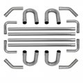16x Universal 3 Od Custom Exhaust Tubing Mandrel Pipe Straight Bend Kit
