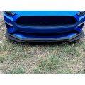 Hecasa Front Splitter Compatible With 2018-2023 Ford Mustang Gt Ecoboost Model Performance Pack 3-piece Lower Spoiler Body Kit