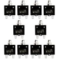 Baomain 45a Circuit Breaker Thermal Overload Protector S22 Series 125 250vac 65vdc Manual Reset Breakers Black Ul Ce Listed