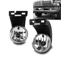 Zmautoparts Dodge Ram 1500 2500 3500 Pickup Truck Bumper Fog Lights Chrome