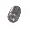 Uxcell Unc 3 8 -16 X 4 Thread Count Cup Point Hexagon Socket Grub Screws Black 10 Pcs