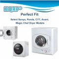 Hqrp Kit 5 Pieces Universal Cloth Dryer Filters For Sonya Syd-40e Syd-60e Panda Pan40sf Pan725sf Ctt Gyj60-58 Gyj50-q5