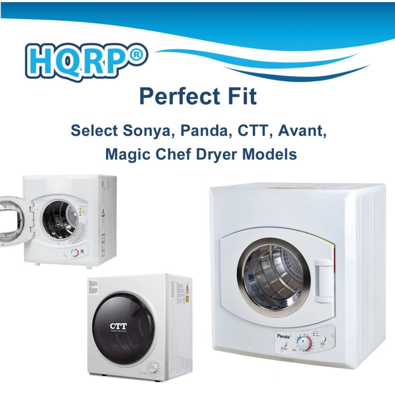 Hqrp Kit 5 Pieces Universal Cloth Dryer Filters For Sonya Syd-40e Syd-60e Panda Pan40sf Pan725sf Ctt Gyj60-58 Gyj50-q5
