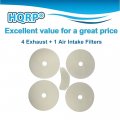 Hqrp Kit 5 Pieces Universal Cloth Dryer Filters For Sonya Syd-40e Syd-60e Panda Pan40sf Pan725sf Ctt Gyj60-58 Gyj50-q5
