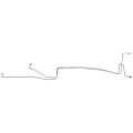 1976 1979 Ford Truck F100 F150 2wd V8 C6 Transmission Cooler Lines 5 16 In Stainless Steel 2pc Kit Sfrt7601 