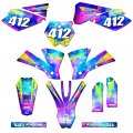 2003-2004 Sx Space Kadet Galaxy Senge Graphics Complete Kit With Rider I D For Ktm 
