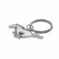 Ipick Image Ford Mustang White Pony Logo Metal Key Chain