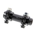 Tie Rod End Adjusting Sleeve For 1990 1991 1992 1993 1994 Dodge B350 Steel Black Medium Thread Front Position 
