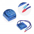 Qiilu Replacement Vehicle Voltage Regulator 12v Universal Car Fuel Saver Stabilizer Volt Kit 3 Earth Ground Cables For Cars And