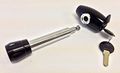 Maxxhaul 70367 5 8 Forged Steel Rotating Hitch Lock With Anodized Aluminum Locking Head
