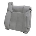 Passenger Side Top Lean Back Seat Cover For Chevy Silverado Gmc Sierra 1999 To 2002 Tahoe Suburban Yukon Pewter Gray Microfiber 