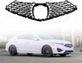 Front Upper Grille Grill For Acura Ilx Base Sedan 4-door 2019 2020 2021 2022 Replacement 71126-t3r-a01 Ac1200142 Black 