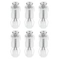 6pcs Toilet Seat Hinge Screw Stainless Steel M6 Universal Screws 1 6 Expanding Plastic Bolt With 0 55 Gasket For Replacement 