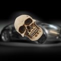 Auto Car Accessory Universal Bone Skull Head Manual Gear Stick Shift Knob Shifter Lever Handle Style 8888 