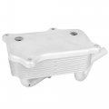 X Autohaux 1121880401 Automobile Engine Oil Cooler Silver Tone For Mercedes-benz C240 2002-2005
