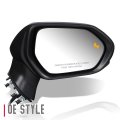 To1321404 Factory Style Passenger Right Side Mirror Manual Folding Power Adjust Heated Glass Turn Signal Blind Spot Detection