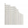 20 Pc Mini Hss Twist Micro-drill Bits Set Index 61-80 W Steel Hand Drill Hobby