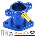212 Intake Manifold For Predator 196 212cc Coleman Ct200u Mini Bike Vm22 Pipe Gx160 Gx200 6 5hp Clone Engine Cnc Aluminum Blue 