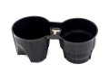 Red Hound Auto Front Center Floor Console Cup Holder Insert Compatible With Ford Lincoln Expedition Navigator 2007-2014 Black