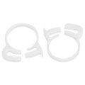 2 Pcs Adjustable Double Snap Grip Hose Clamps Plastic 30 4-33 Mm 1 2-1 3 Inches Inner Dia Several Ratcheting Tubing Clamp For