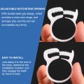 2 Pcs Adjustable Double Snap Grip Hose Clamps Plastic 30 4-33 Mm 1 2-1 3 Inches Inner Dia Several Ratcheting Tubing Clamp For